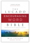 NKJV Lucado Encouraging Word Bible, Comfort Cloth over Board Grey